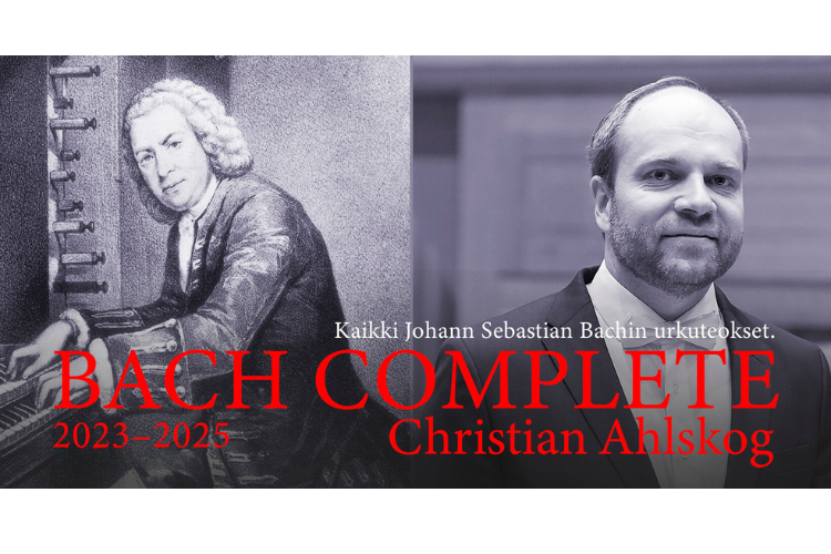 Kuvassa J.S. Bach ja Christian Ahlskog