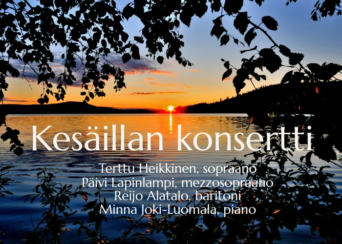 Kesäillan konsertti Kesäilta veden äärellä, maisemakuva.