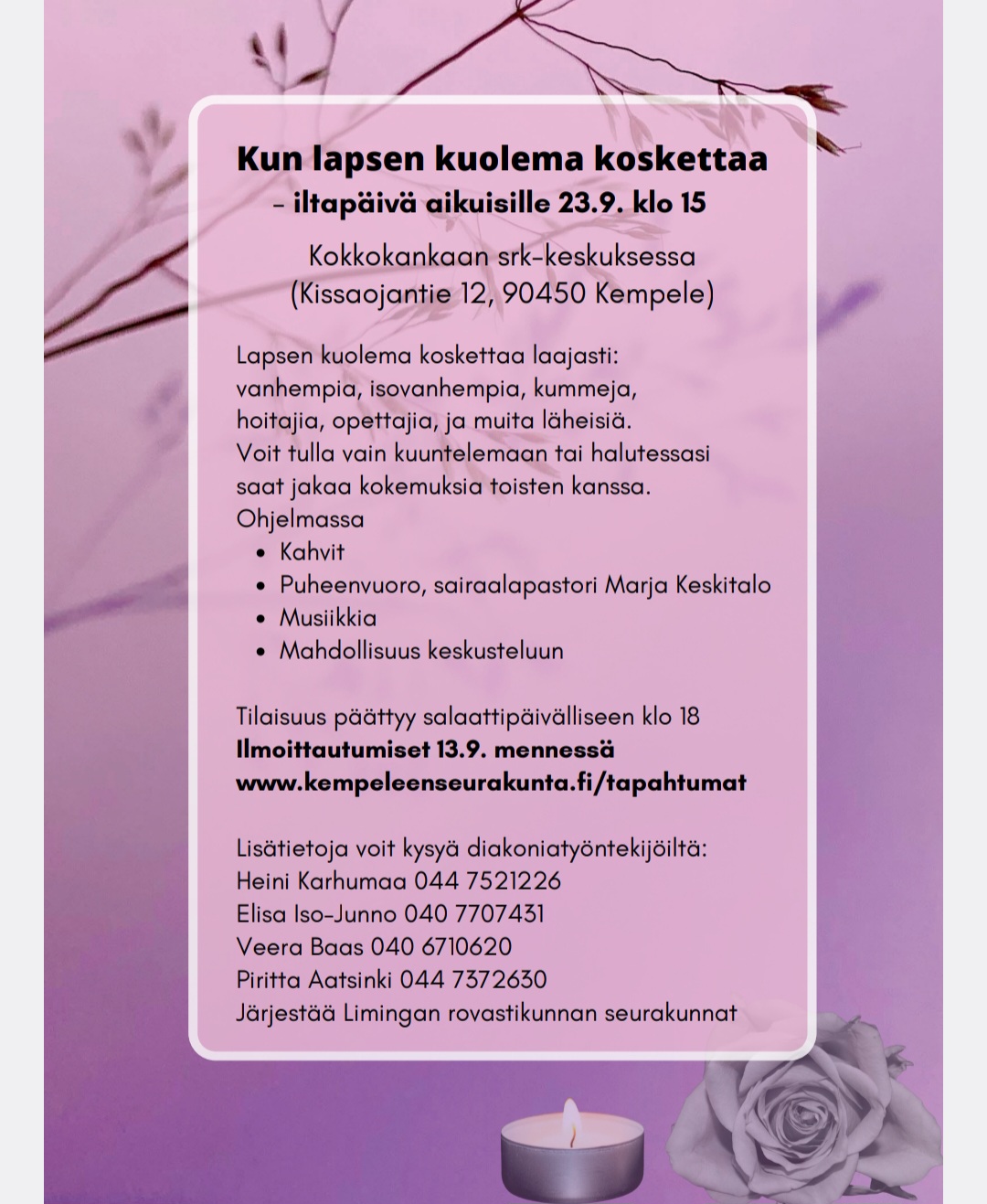 mainos kun lapsen kuolema koskettaa tapahtumasta