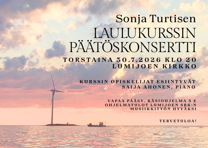 Kesäinen maisemakuva meren rannalta.