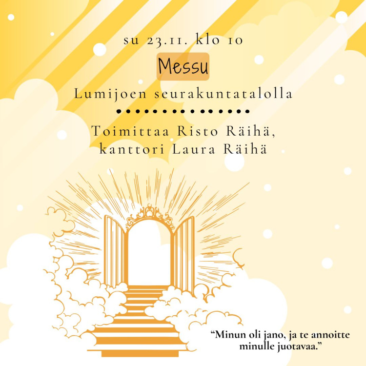 kuvassa portaat ja kirkas taivaan ovi