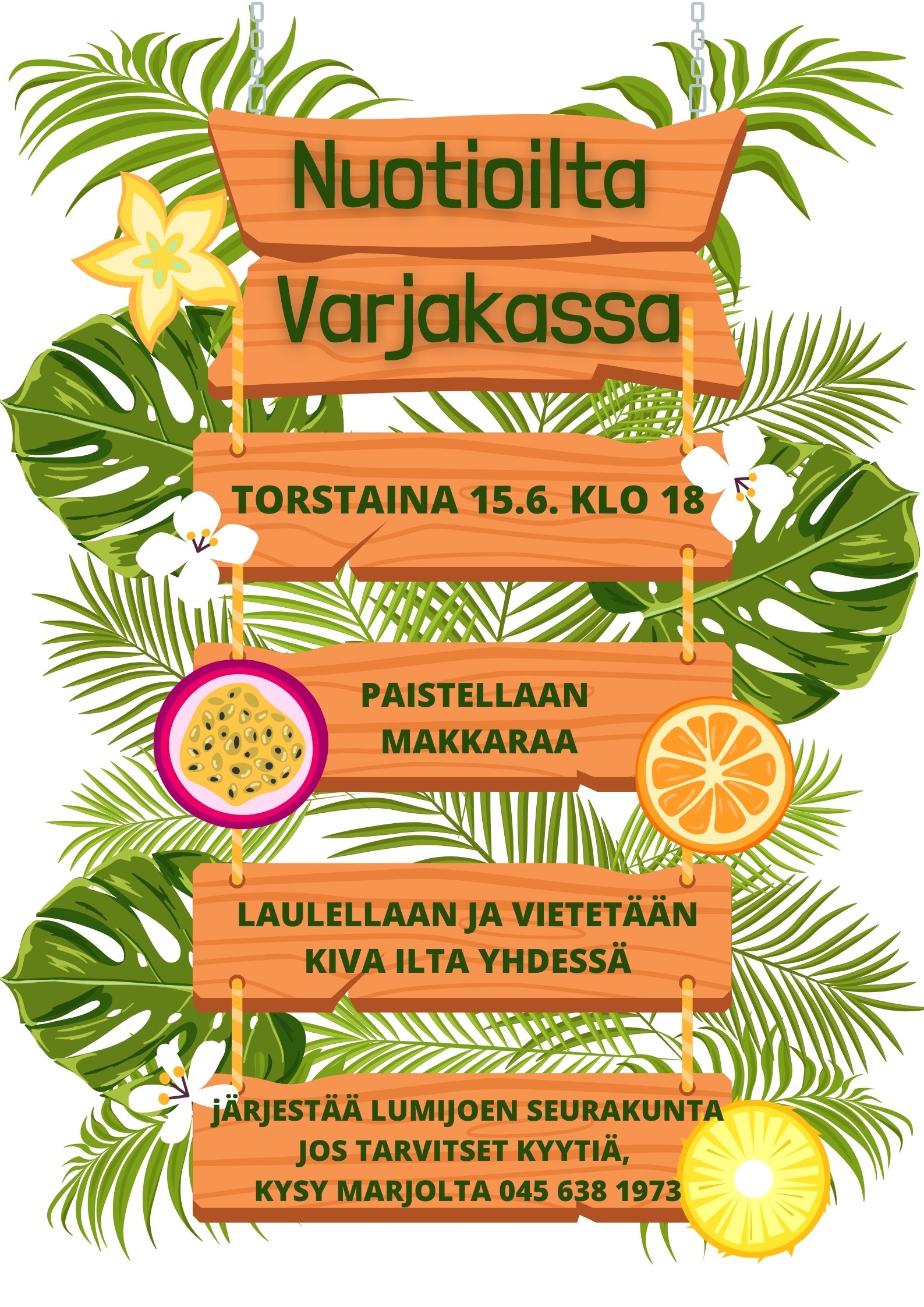 mainos nuotioillasta